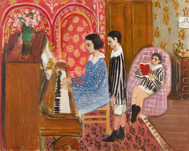 The piano, 1924 - Анри Матисс