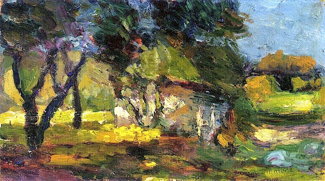 Пейзаж, Корсика, 1898 - Анрі Матісс