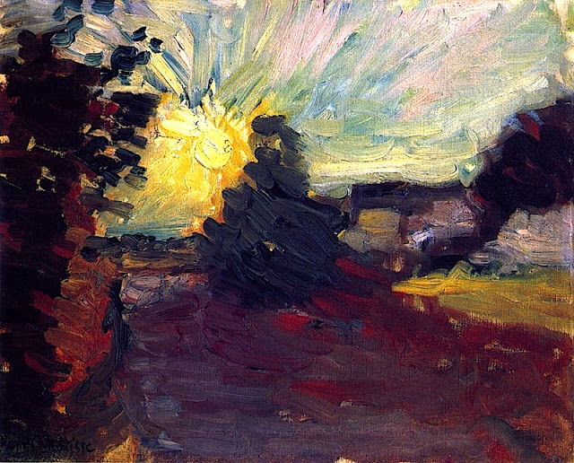 Захід сонця на Корсиці, 1898 - Анрі Матісс