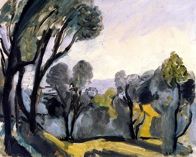 Краєвид з оливковими деревами, 1918 - Анрі Матісс