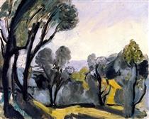 Краєвид з оливковими деревами - Анрі Матісс