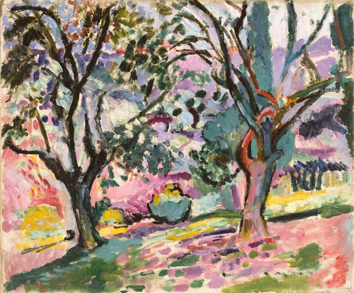 Оливкові дерева в Колліурі, 1906 - Анрі Матісс