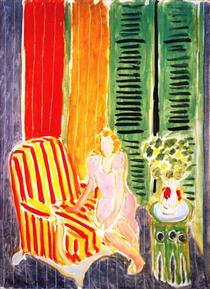Girl in Pink in An Interior - Henri Matisse
