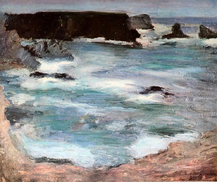 Rochers Á Belle Ile, 1896 - Henri Matisse