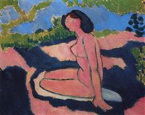 Pink Nude, or Seated Nude - 馬蒂斯