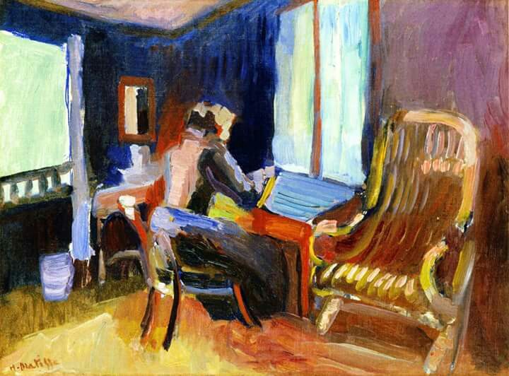 Swiss Interior (Jane Matisse), 1901 - 馬蒂斯