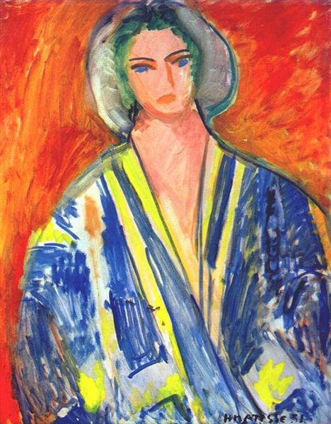The Blue Gandoura, 1951 - Henri Matisse