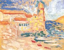 View of Collioure (The Tower) - 馬蒂斯