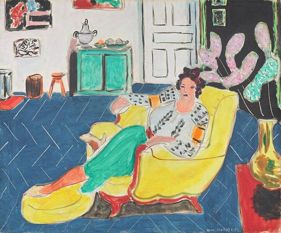 Woman Seated in An Armchair, 1940 - Henri Matisse