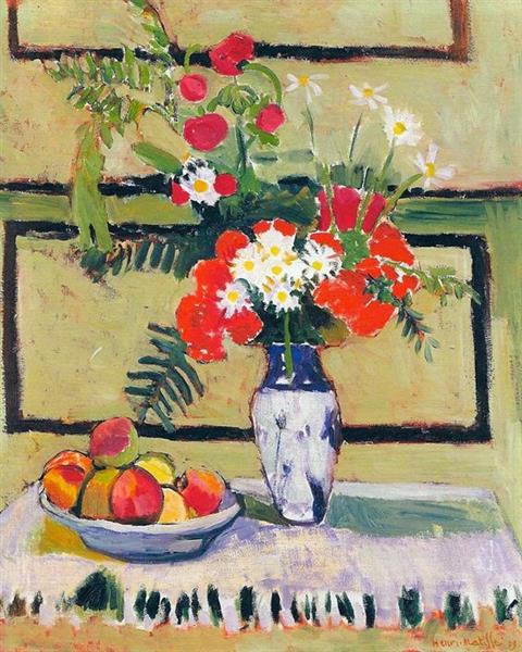 Квіти і фрукти, 1909 - Анрі Матісс