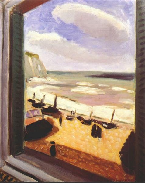 Open Window at Etretat, 1920 - 1921 - Henri Matisse