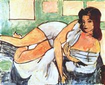 Reclining Nude in Arab Robe - Henri Matisse