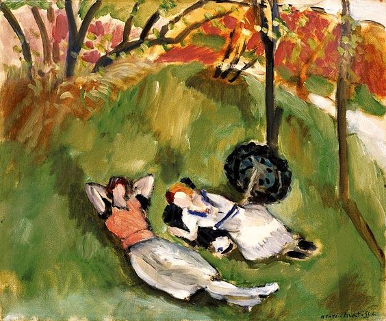 Two Figures Reclining in a Landscape, 1921 - Henri Matisse