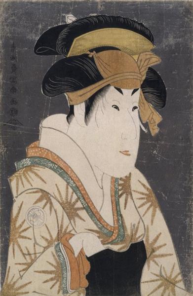 Segawa Kikujuro Iii as Oshizu, Wife of Tanabe Bunzo - Tōshūsai Sharaku