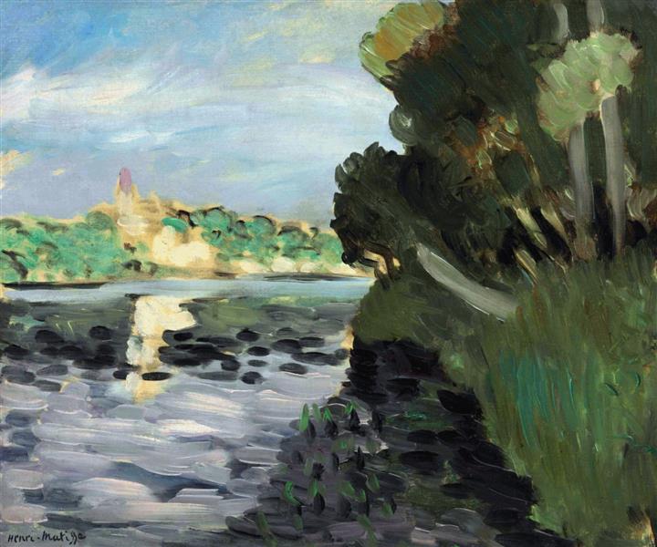 Bords De La Seine À Vétheuil, 1920 - Henri Matisse