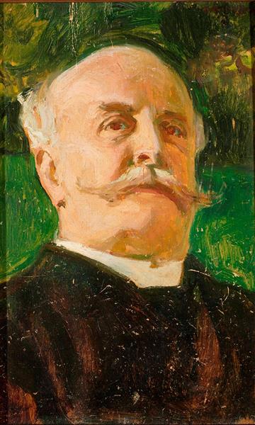Portrait of Juliusz Kossak, c.1899 - Юзеф Мехоффер