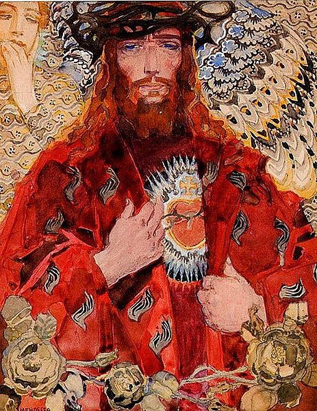 The Sacred Heart of Jesus, 1911 - Юзеф Мехоффер