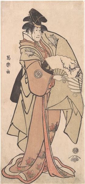 Kabuki Actor Segawa Kikunojō III as the Shirabyōshi Hisakata Disguised as Yamato Manzai, 1794 - Тосюсай Сяраку