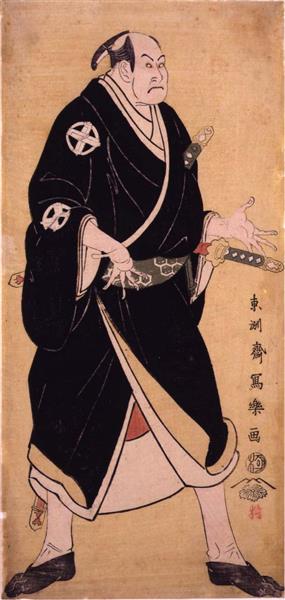 Kabuki Actor Tanimura Torazō I as Kataoka Kōemon, 1794 - Тосюсай Сяраку