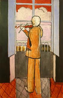 The Violinist at the Window - Анри Матисс