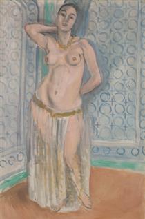Odalisque in blue or white slave - Анри Матисс