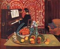 Piano Player and Still Life - Henri Matisse