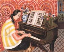 Woman at the Piano - Henri Matisse