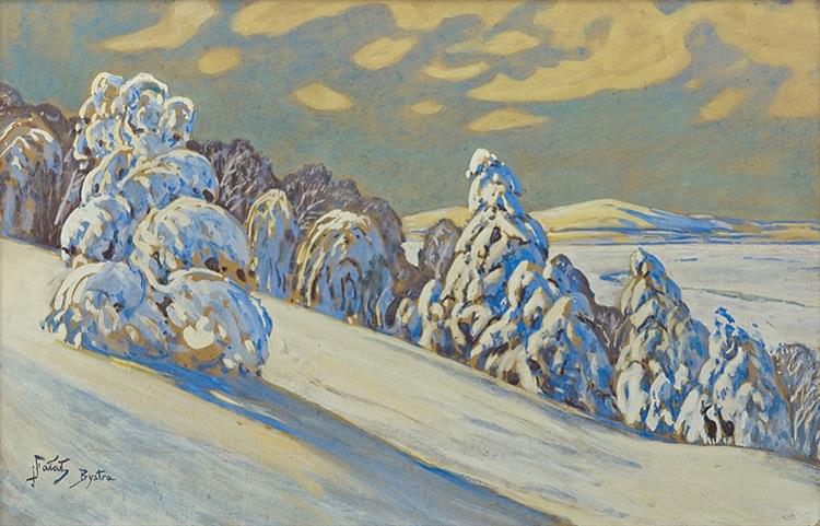 Winter Landscape from Bystra - Julian Fałat