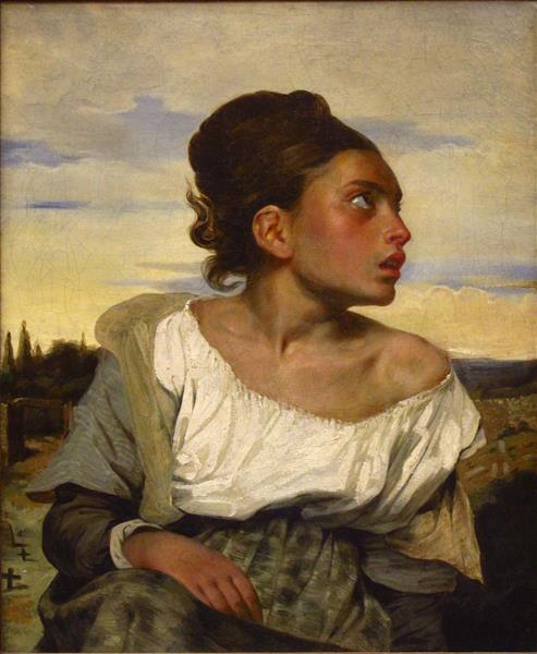 The Orphan Girl at the Cemetery, 1823 - 1824 - Eugene Delacroix
