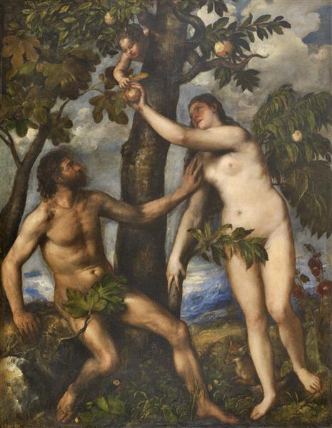 The Fall of Man, c.1550 - Titian