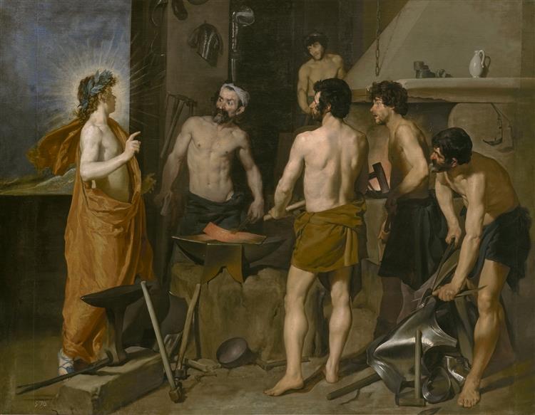 The Forge of Vulcan, 1630 - Diego Velázquez
