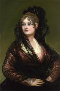 Porträt der Doña Isabel de Porcel - Francisco de Goya