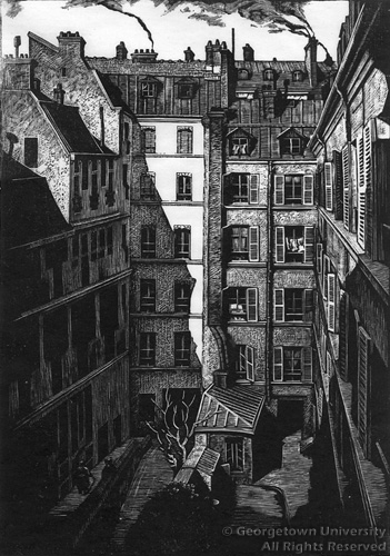 7 rue Campagne-Première, Paris Court, 1929 - Grace Albee