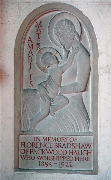 Bas Relief in the Parish Church of Lapworth, Warwickshire, England, 1929 - Eric Gill