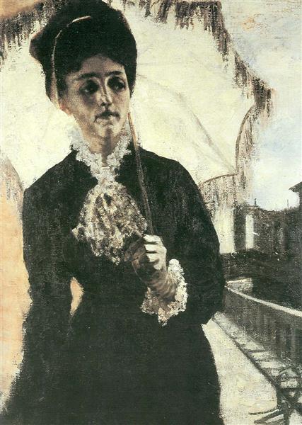 Portrait of Mrs. Torelli, 1886 - Giovanni Segantini