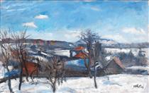 Winter Landscape in Kalwaria - Wojciech Weiss