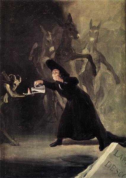La Lampe du diable, c.1798 - Francisco de Goya