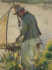 a Fisherman - Леон Ян Вычулковский