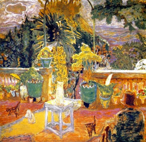 The terrace at Grasse, 1912 - Пьер Боннар