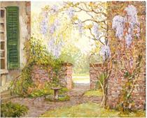 Court by the Studio - Alfred Heber Hutty