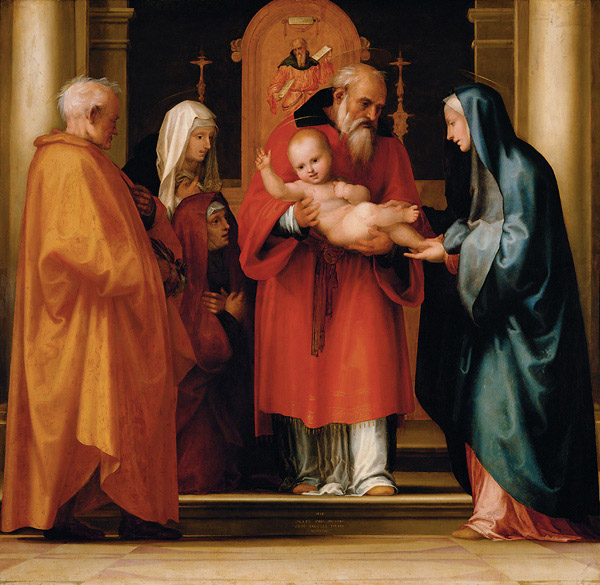 The Scene of Christ in the Temple, 1516 - Фра Бартоломео