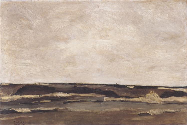 Das Meer, Katwijk, 1913 - Albin Egger-Lienz