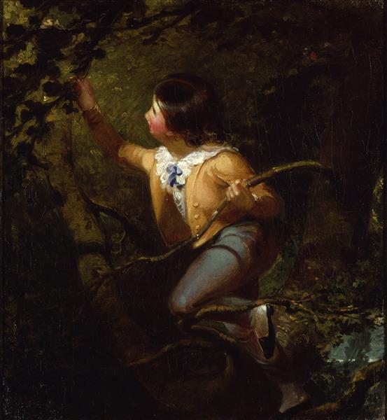 Bird Nesting, 1837 - Эмануэль Лойце
