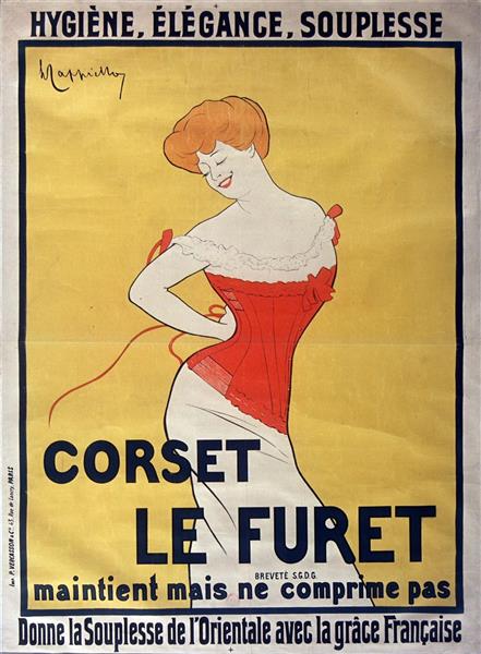 Corset Le Furet, 1901 - Leonetto Cappiello
