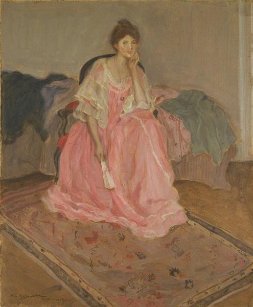 Lady in Pink, 1902 - Фридрих Карл Фриске