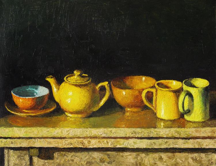 Yellow Tableware, 2012 - Александр Ройтбурд