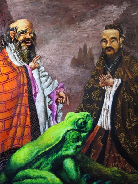 Lao Tzu, Confucius And The Frog, 2010 - Александр Ройтбурд