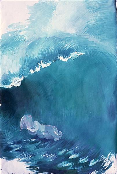 A Wave and a Boy, 1990 - Олександр Гнилицький