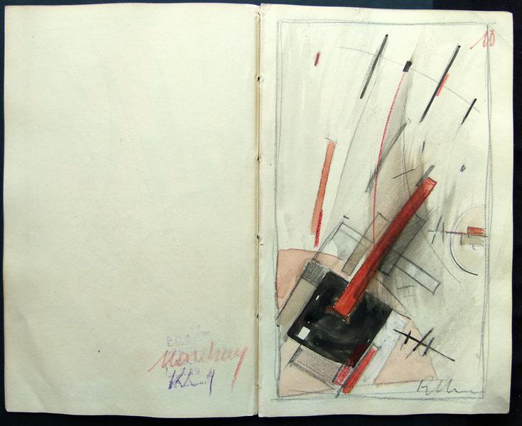 Sketchbook, c.1916 - Kazimir Malevich
