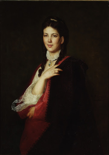 Portrait of a Leonia Blühdorn, 1870 - 1871 - Henryk Rodakowski